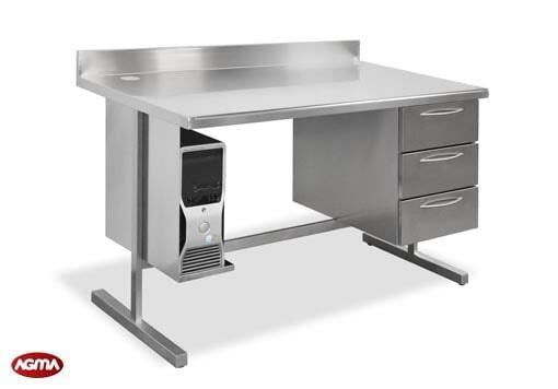 Scrivanie In Acciaio Inox Agma Superior Inox